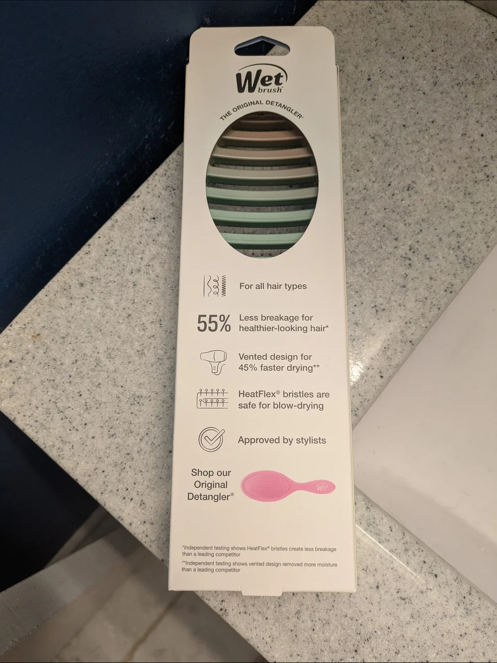 Wet Brush Limited Edition Speed Dry Detangler Brush - Mint Green